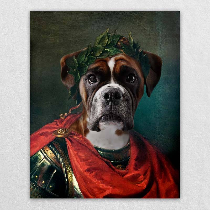 Julius Caesar Pet Dog Painting Royalty