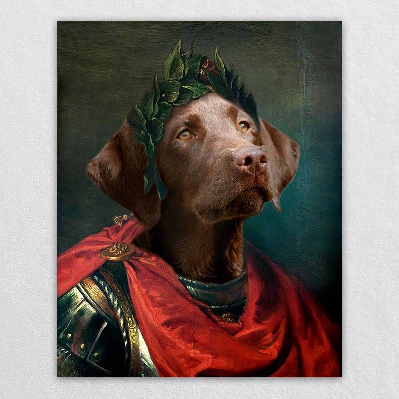 Julius Caesar Pet Dog Painting Royalty