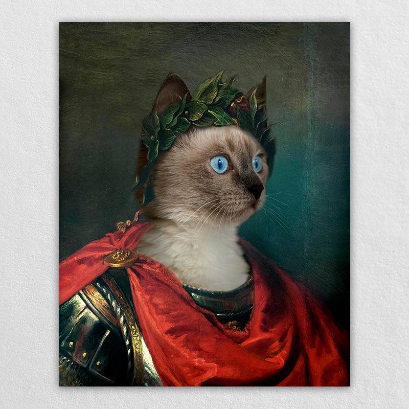 Julius Caesar Pet Dog Painting Royalty