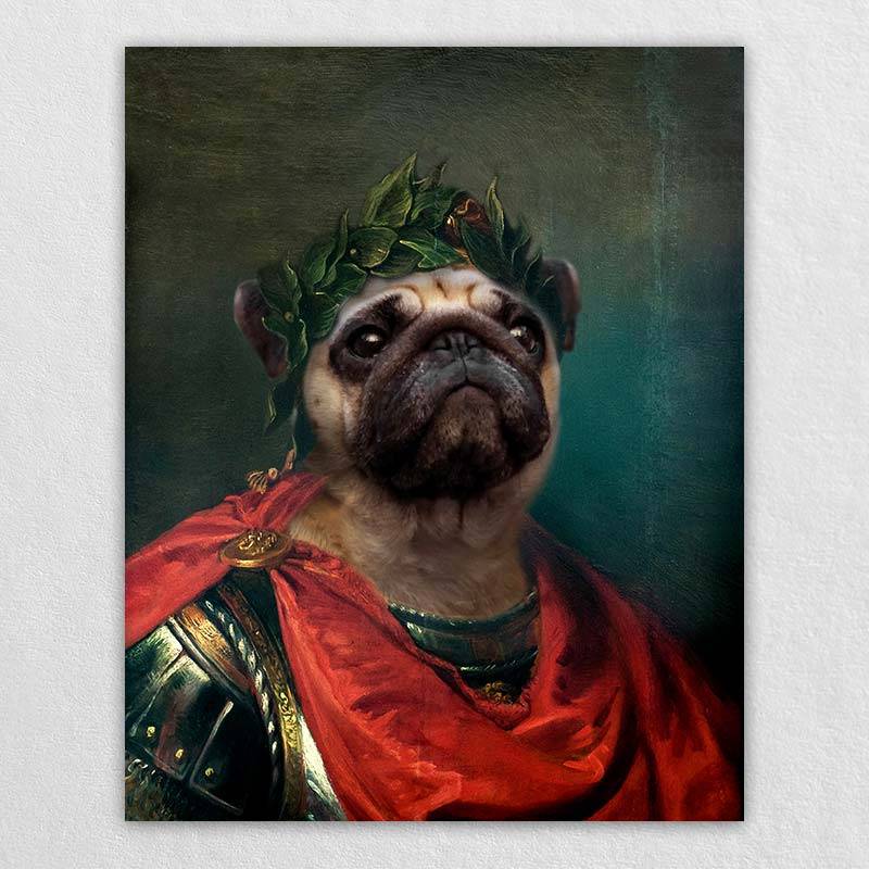 Julius Caesar Pet Dog Painting Royalty