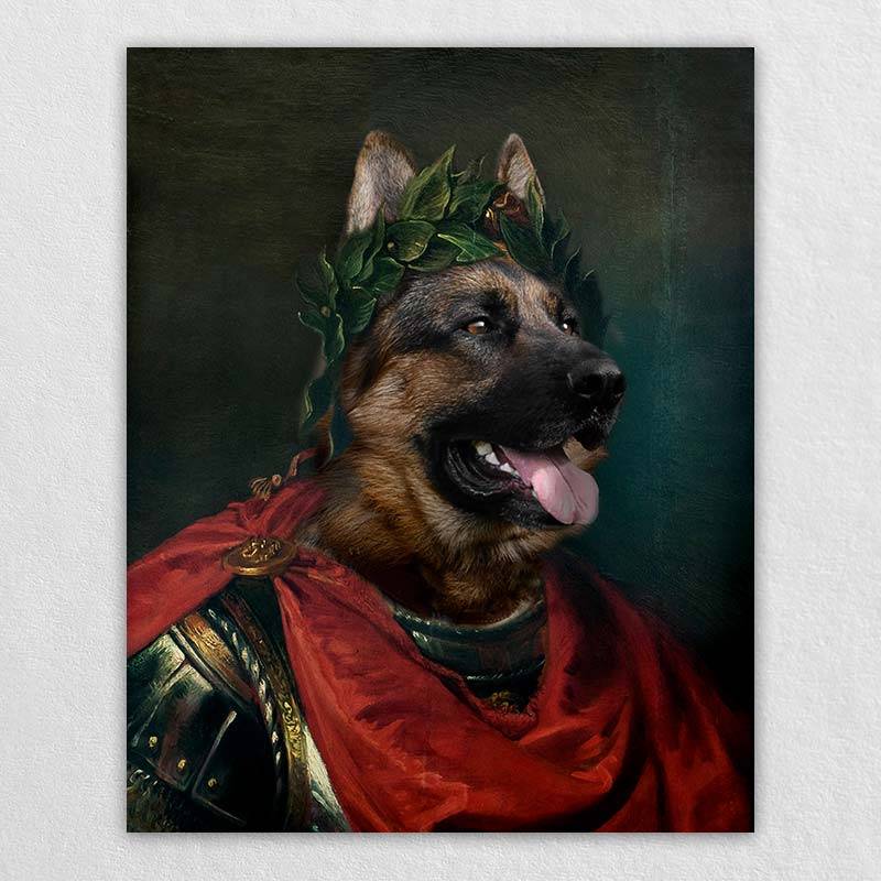 Julius Caesar Pet Dog Painting Royalty