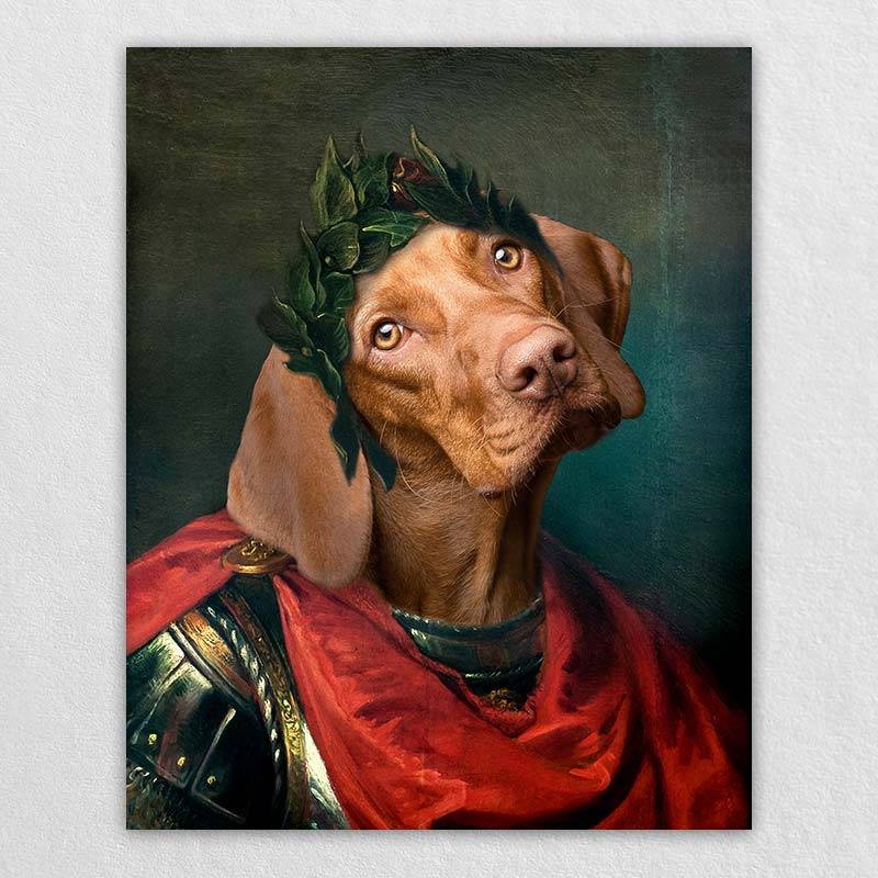 Julius Caesar Pet Dog Painting Royalty