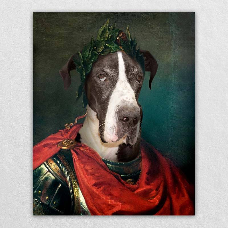 Julius Caesar Pet Dog Painting Royalty