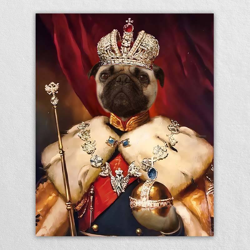 Custom King Pet Portraits