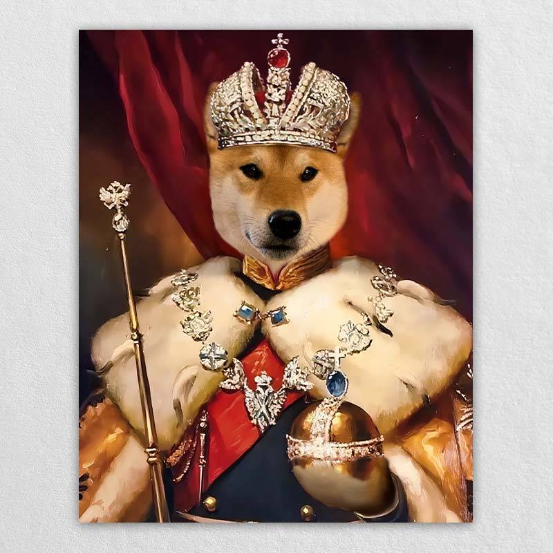 Custom King Pet Portraits