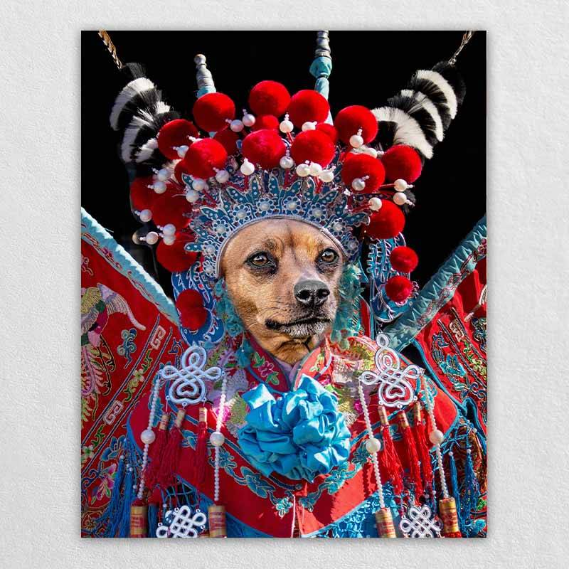 Opera World Paint Portrait Of My Dog And Pet