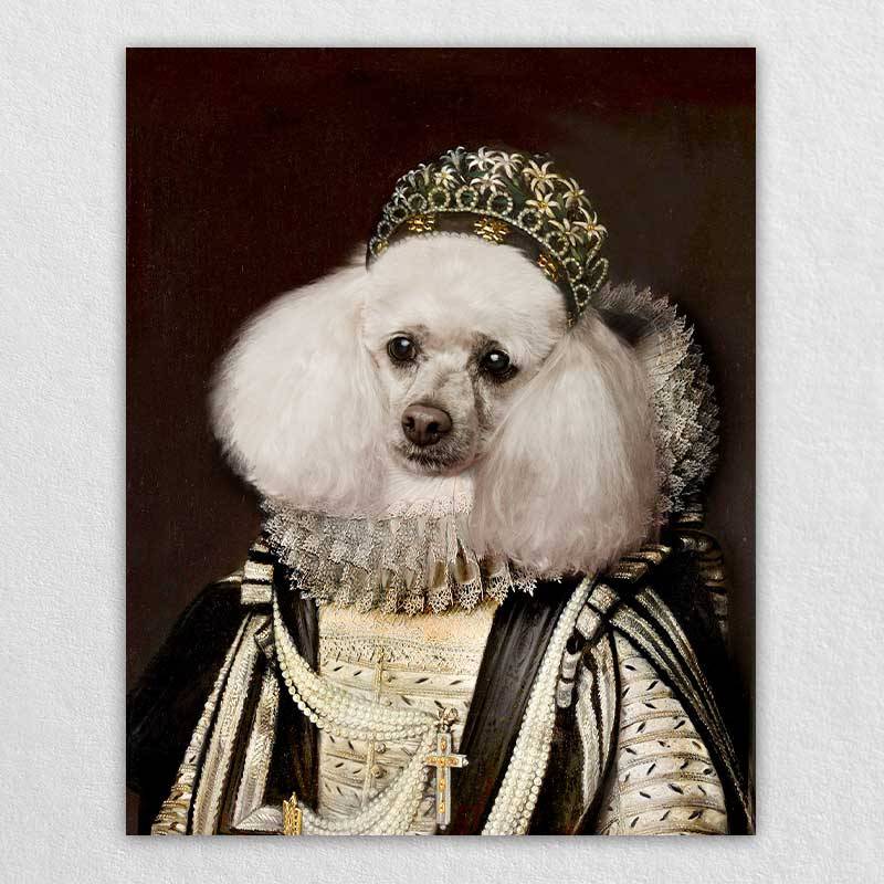 Custom Royal Dog Painting Pet Artwork