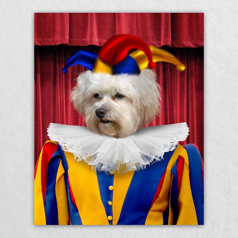 Funny Dog Wall Art Pet Canvas