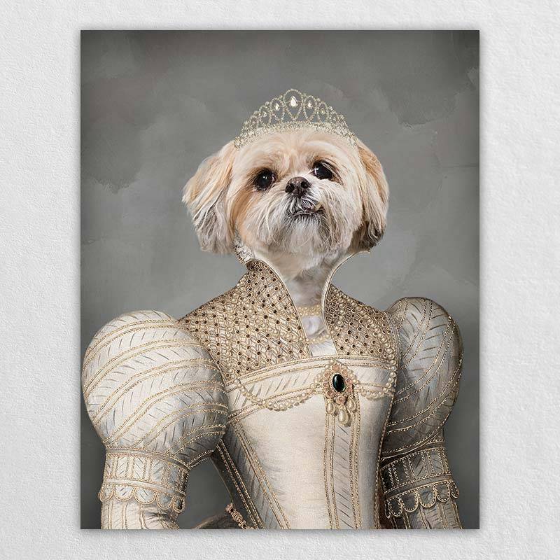 Pet Renaissance Art Pet Portrait Canvas