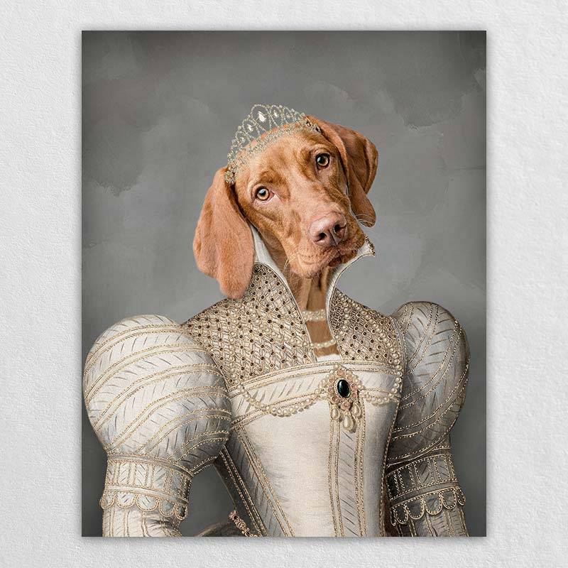 Pet Renaissance Art Pet Portrait Canvas