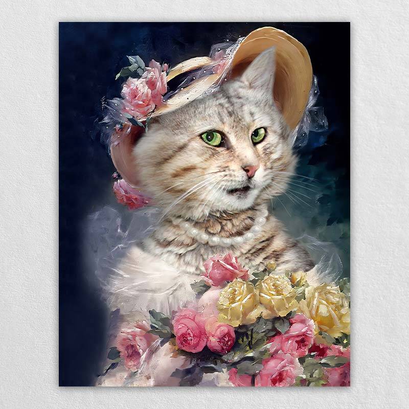 Custom Victorian Pet Portraits Pet Artwork