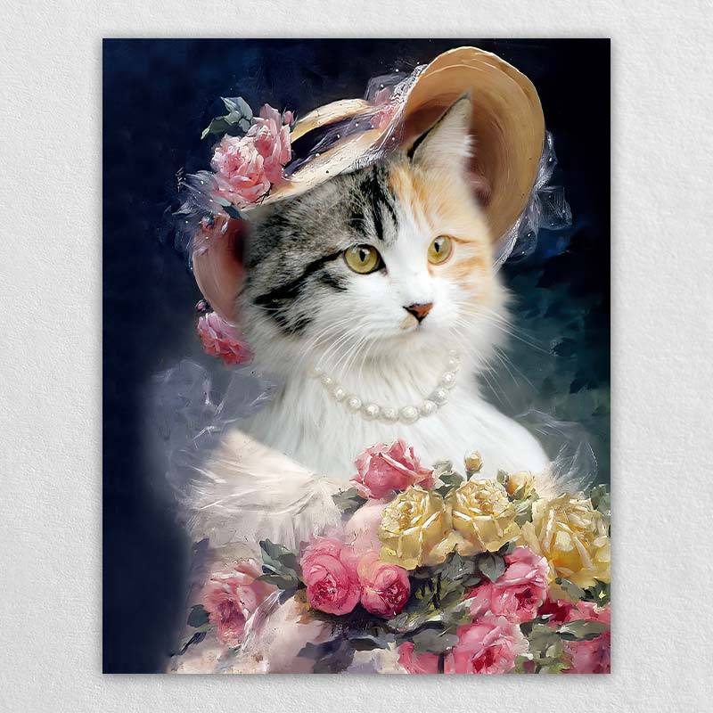 Custom Victorian Pet Portraits Pet Artwork