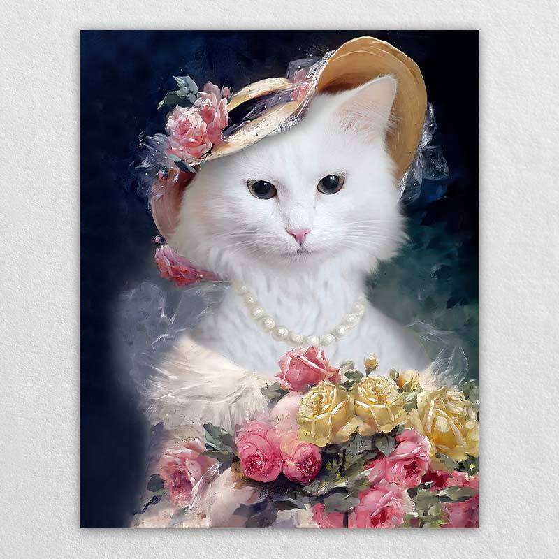 Custom Victorian Pet Portraits Pet Artwork