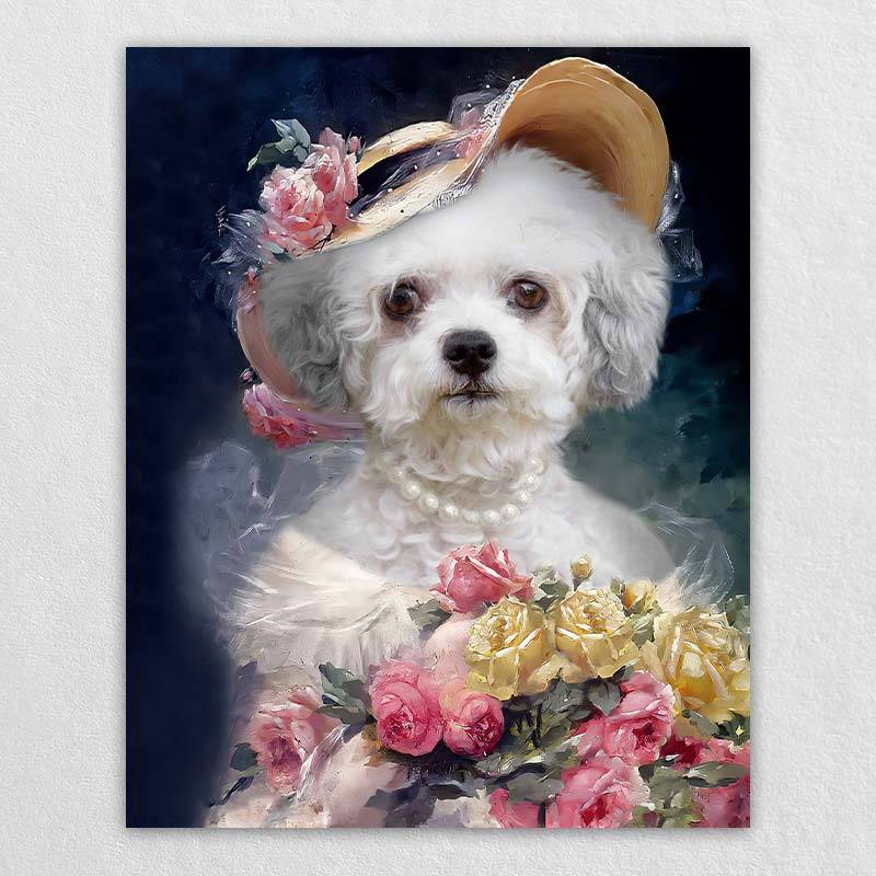 Custom Victorian Pet Portraits Pet Artwork