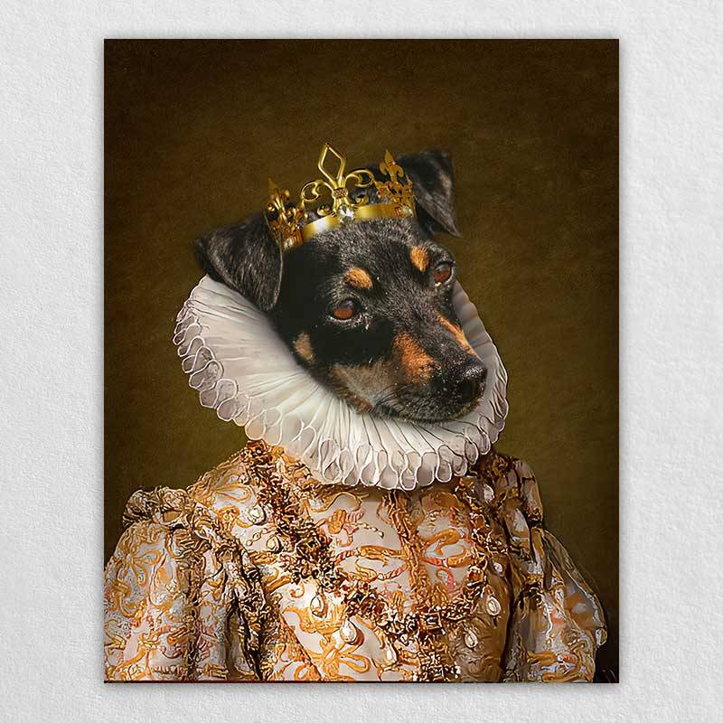 Victorian Dog Portrait Cat Portrait Pet Painting