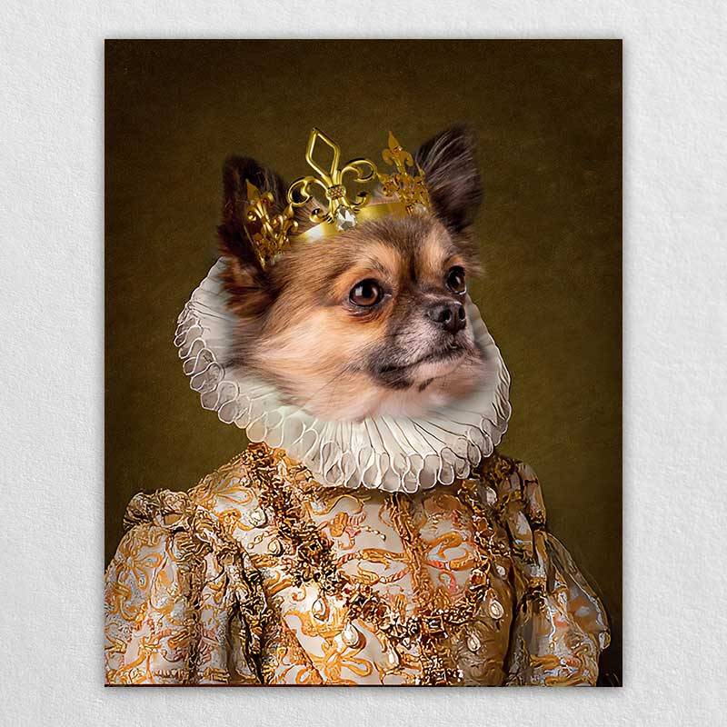 Victorian Dog Portrait Cat Portrait Pet Painting