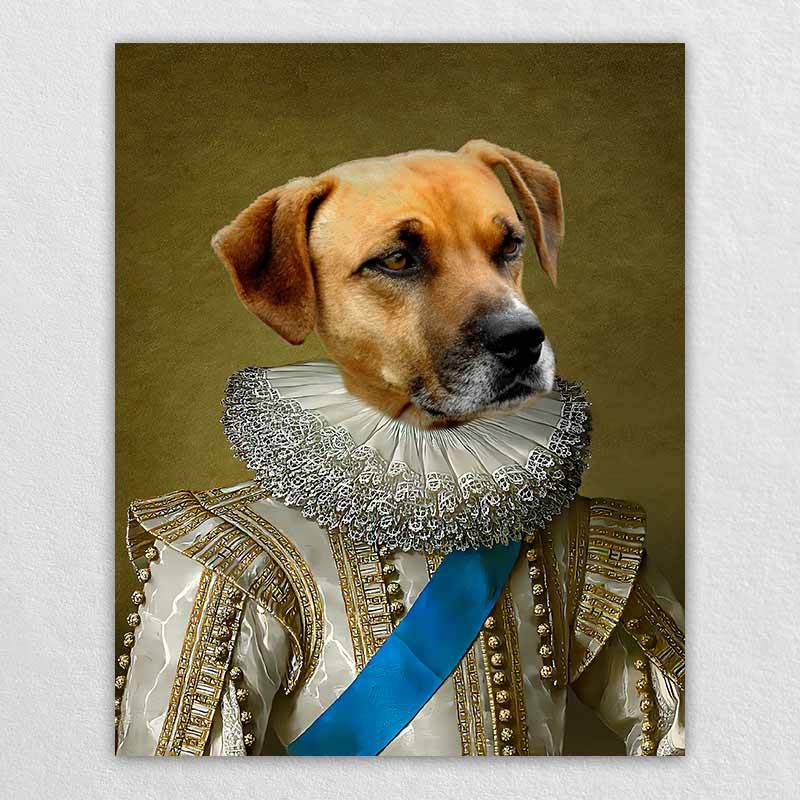 Dogs As Royalty Paintings Pet Portrait Painting