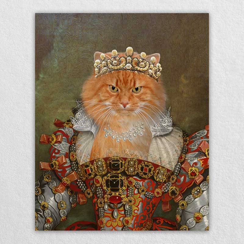 Queen Renaissance Pet Pictures Portrait Of Pet