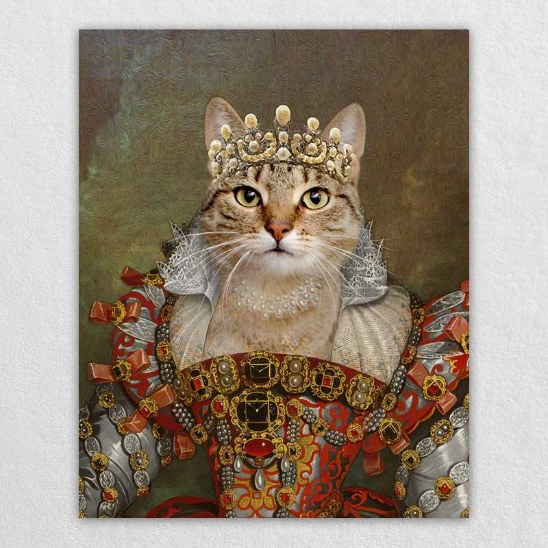 Queen Renaissance Pet Pictures Portrait Of Pet