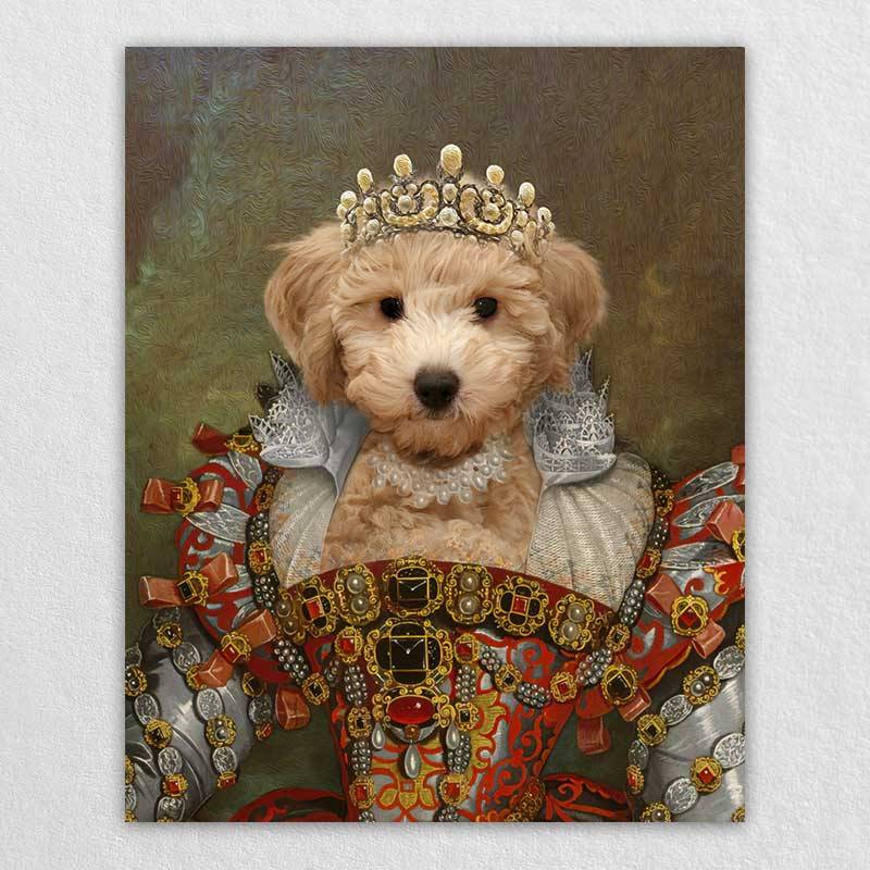 Queen Renaissance Pet Pictures Portrait Of Pet