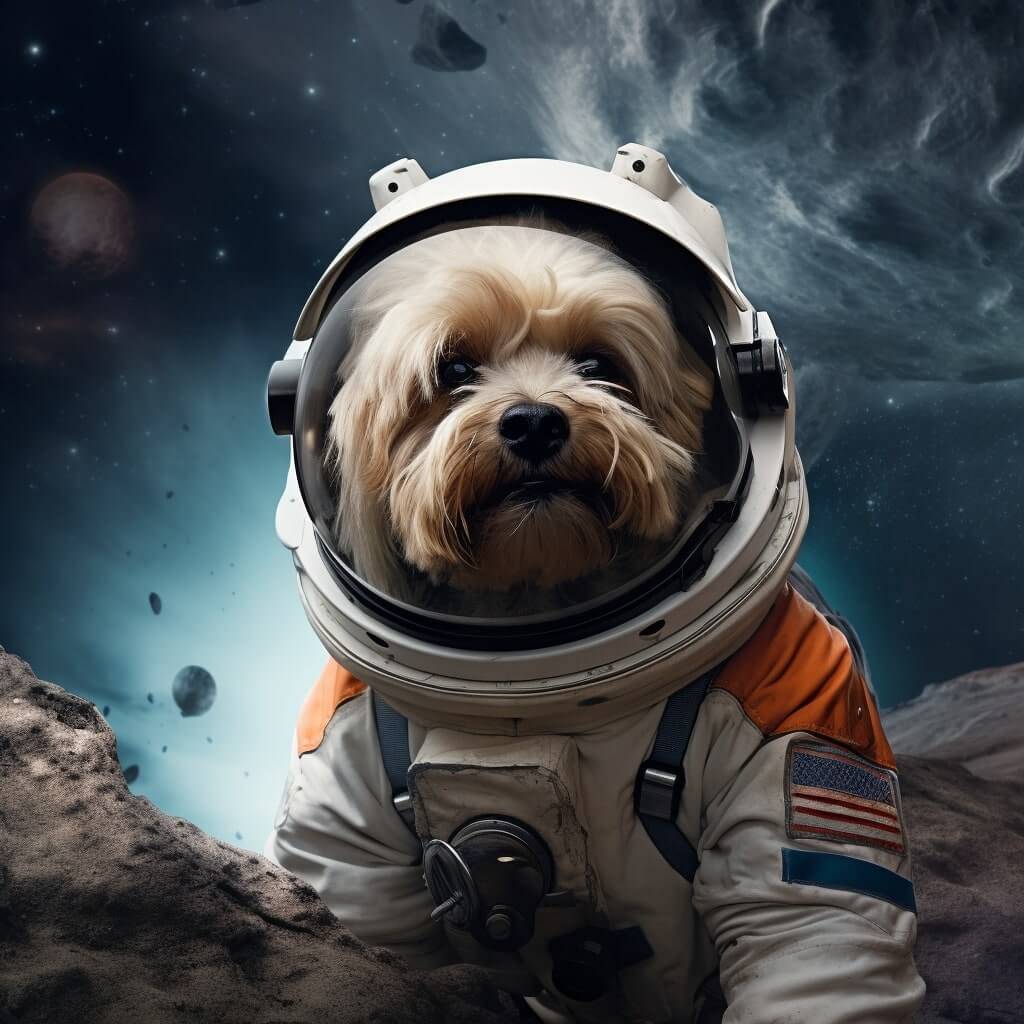 Paint Your Pet As An Astronaut