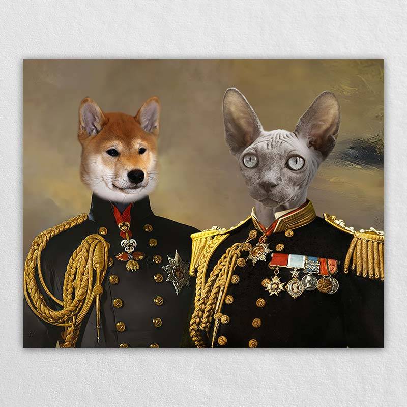 Personalized Pet Portraits As Royalty