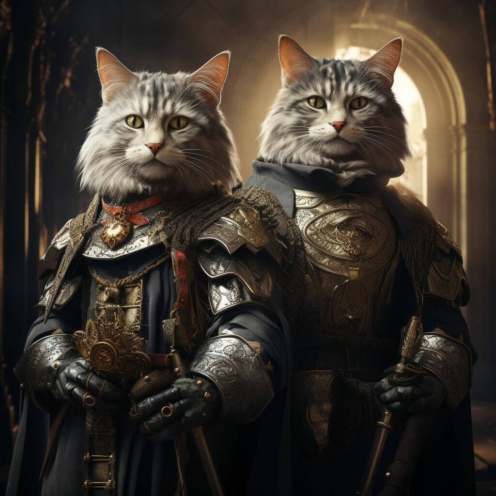 Cats In Renaissance Paintings Portrait Of Pet