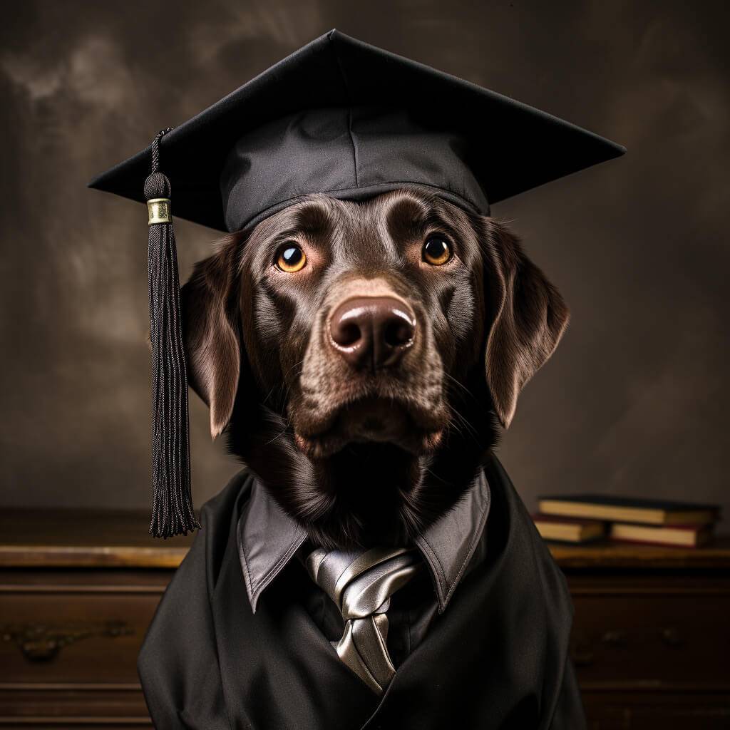 Cat Graduation Renaissance Dog Cat Portraits