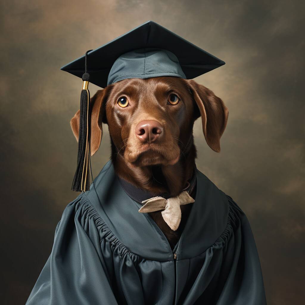 Graduation Painting For Pet Custom Painting