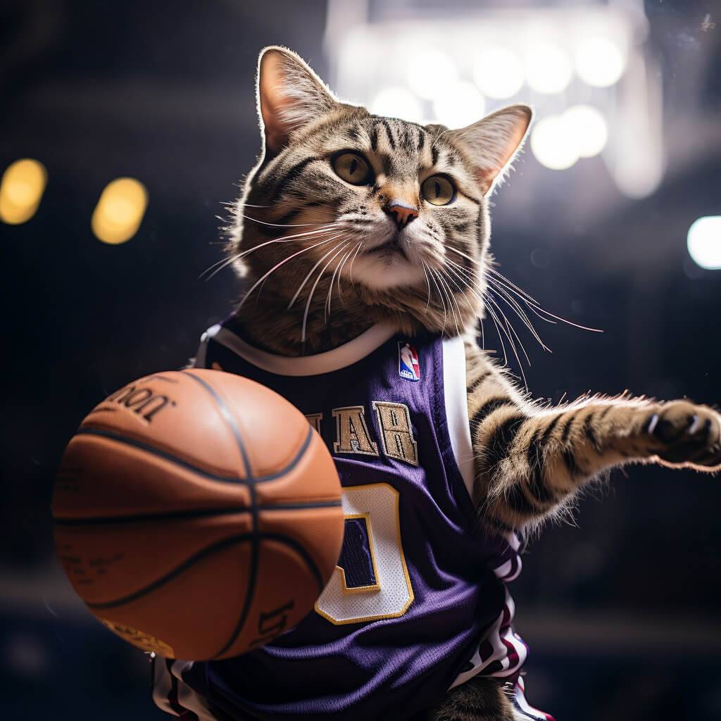 Really Cool Basketball Pictures Modern Cat Artwork Cute Pets Images