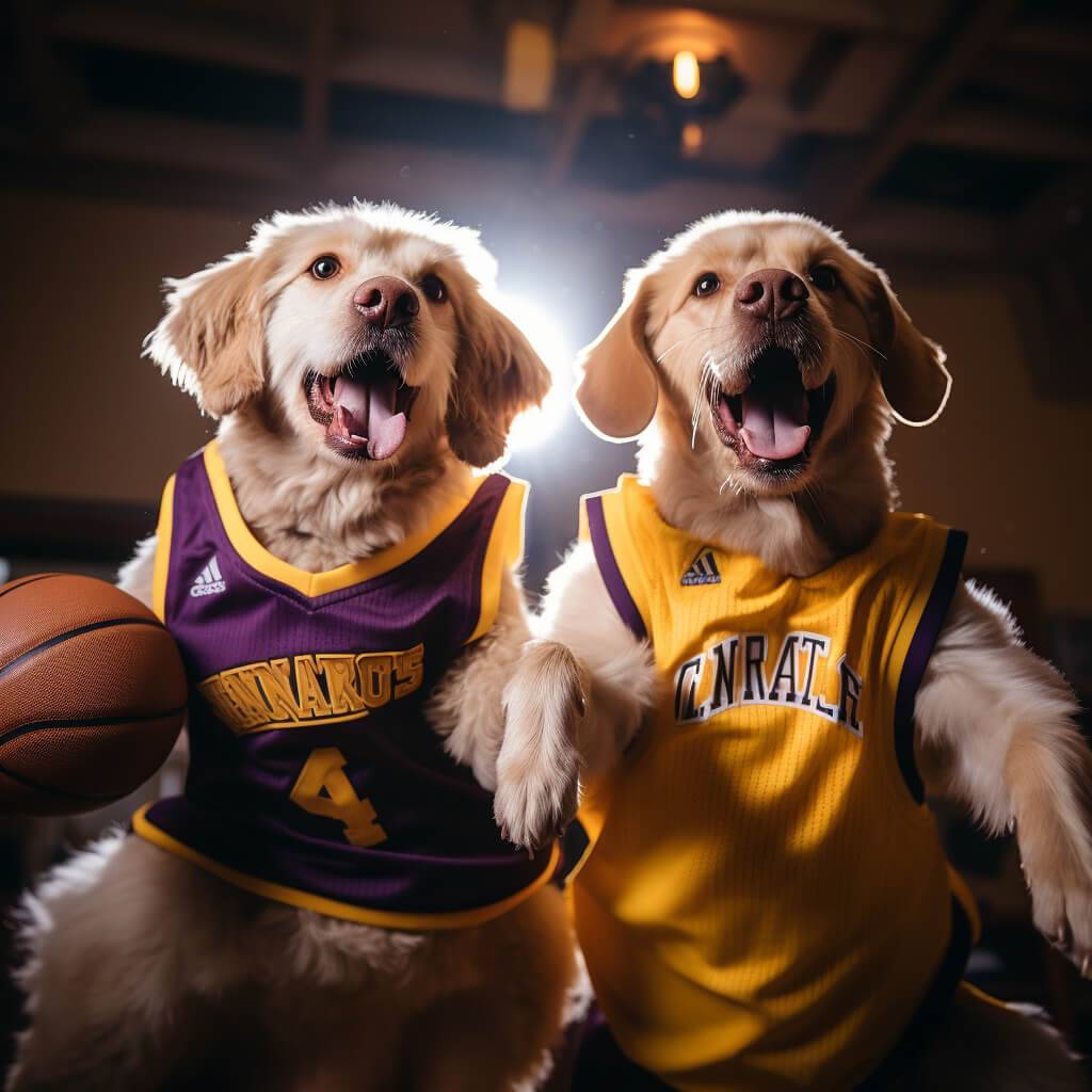 A Picture Of Dog Basketball Training Images