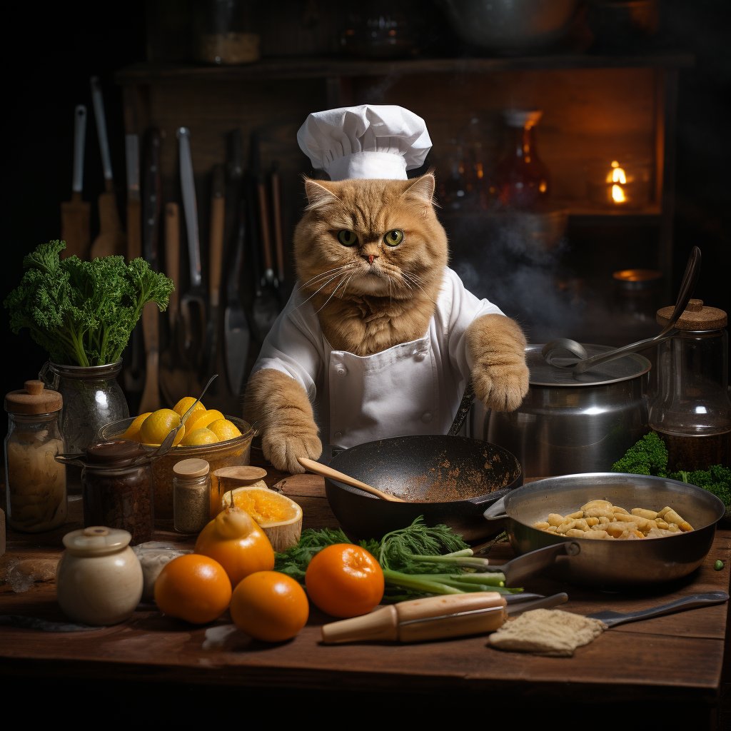 Farmhouse Kitchen Canvas Cat Photo Download