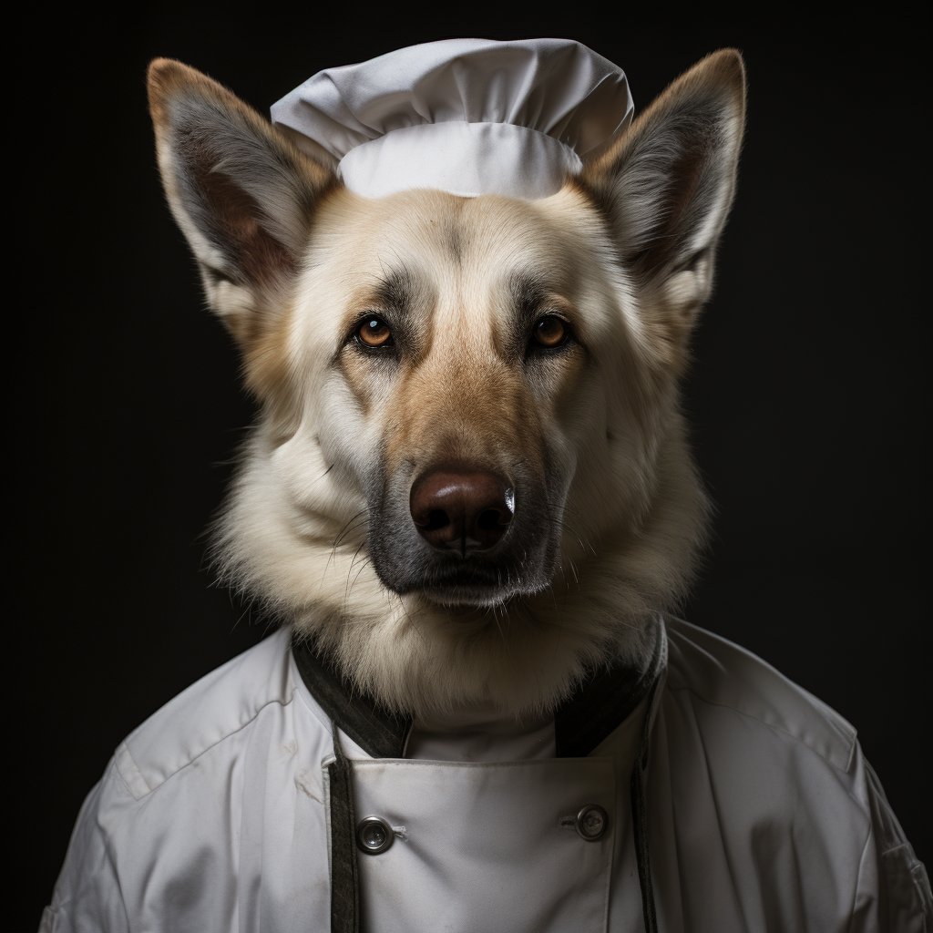 Hotel Chef Images Wall Painting Dog