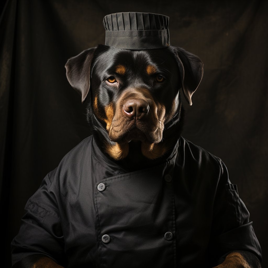 Cool Chef Photos Dog Painting General