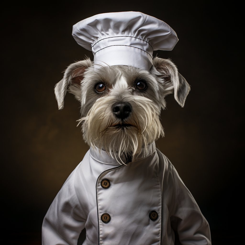 Chef Cartoon Photo Contemporary Dog Paintings