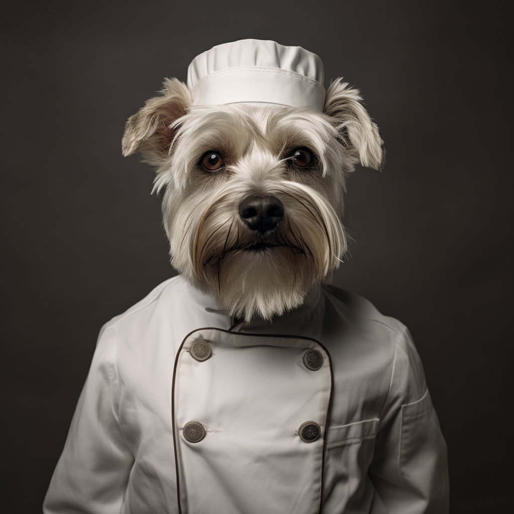 Chef Cap Photo Your Dog As A Painting