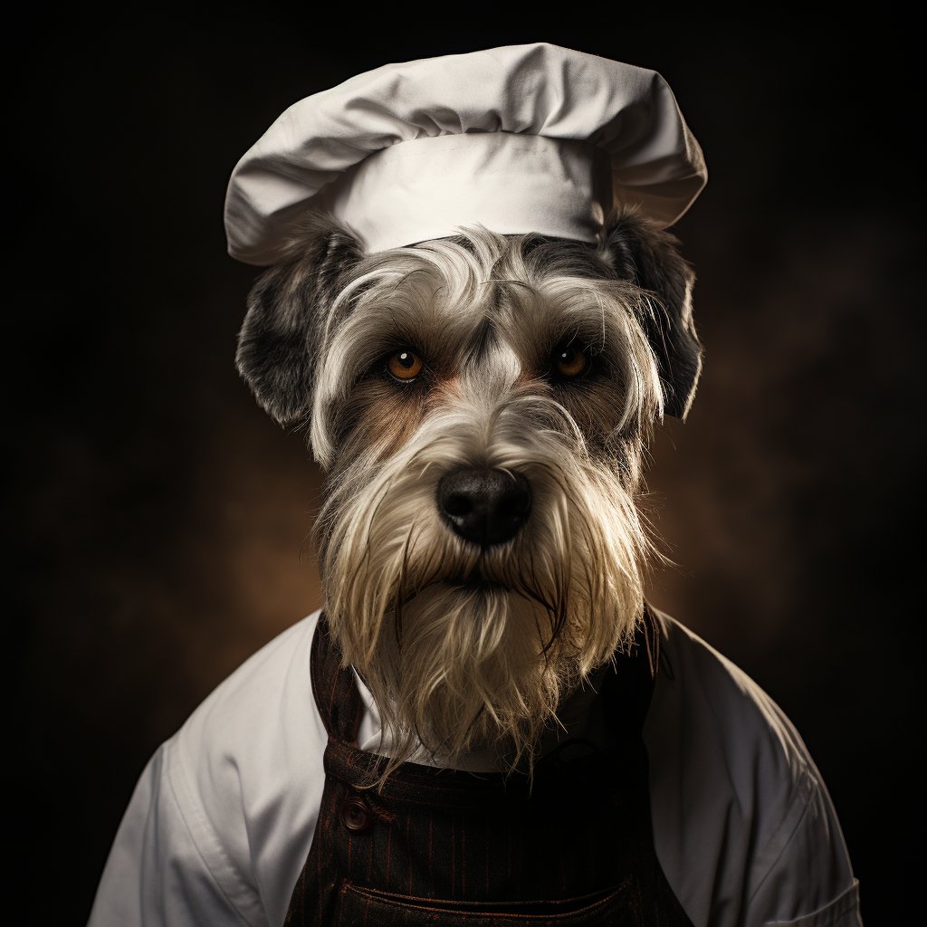 Pizza Chef Photos Family Dog Painting