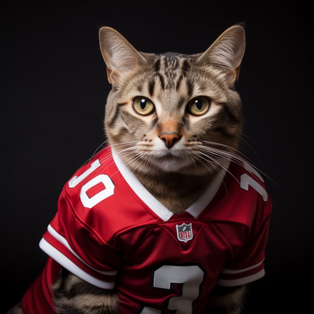 American Football Teams Cat Colour Photo