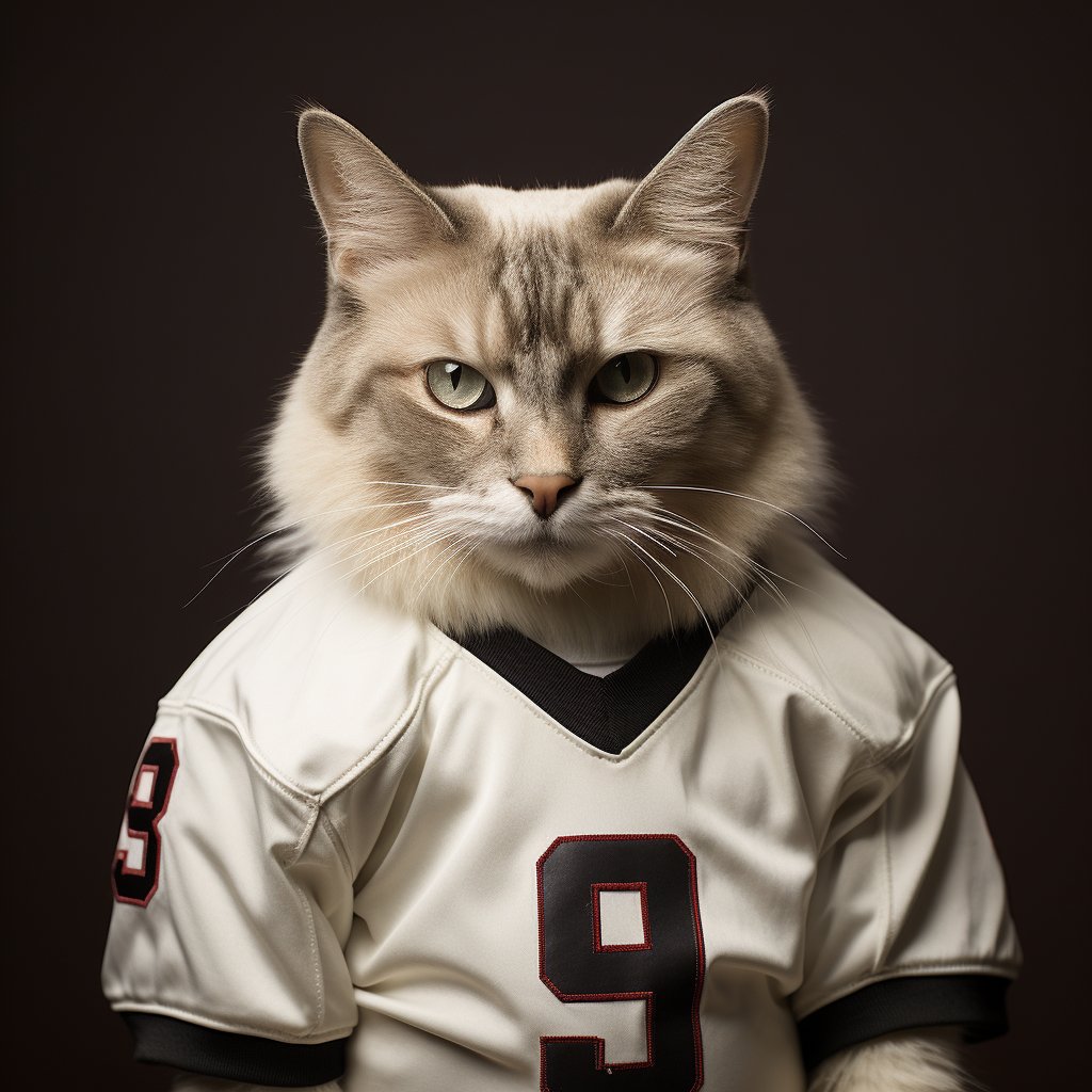 American Conference Football Pretty Cat Photos