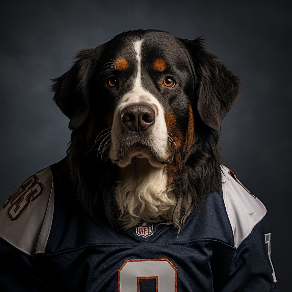 Football Casual Art Personalized Dog Canvas