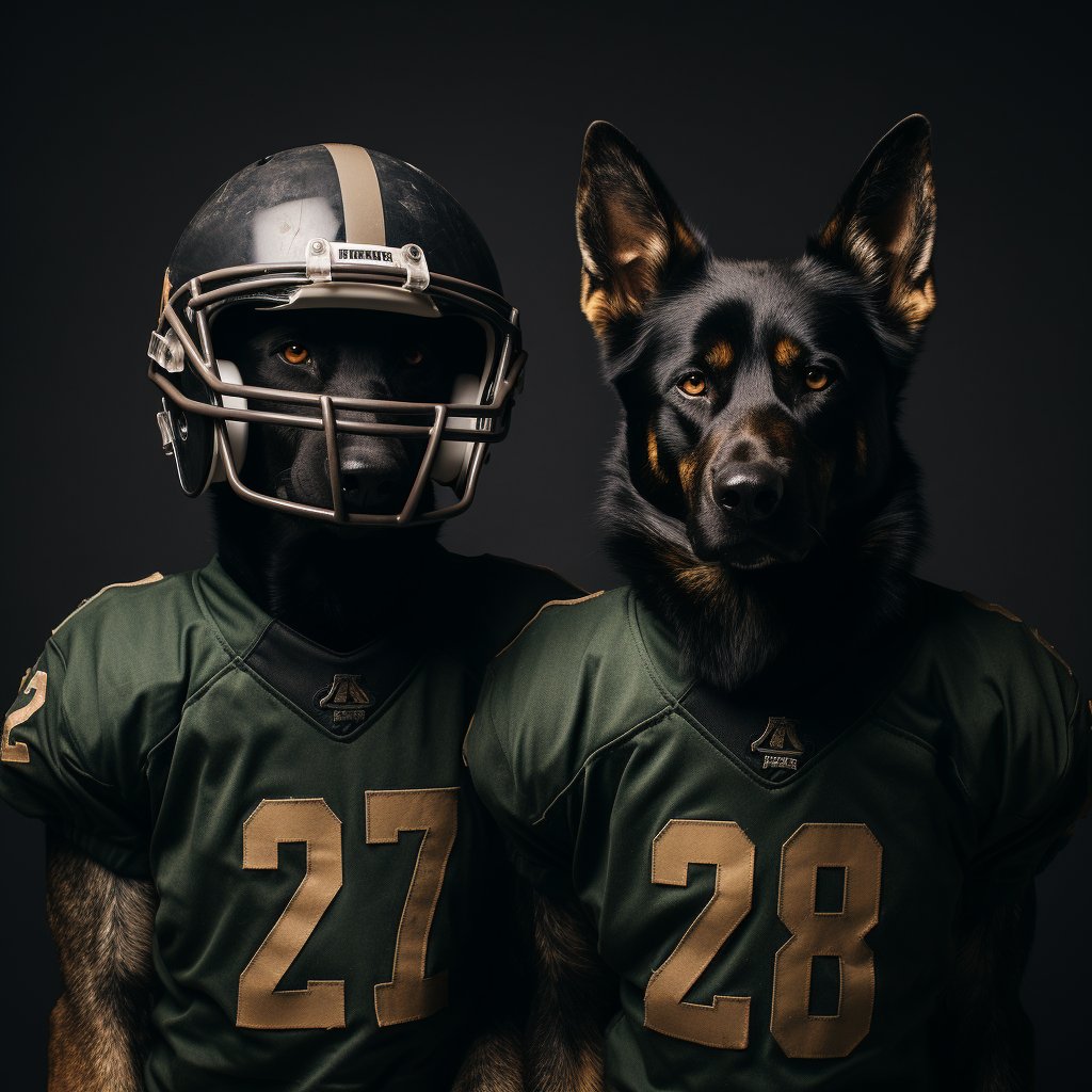 Football Photos Download Husky Dog Portrait Art