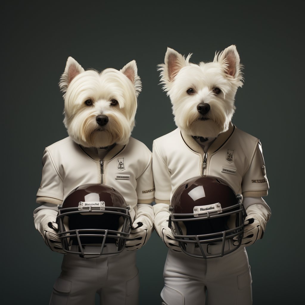 American Football Photos Players Art For Dog Portrait