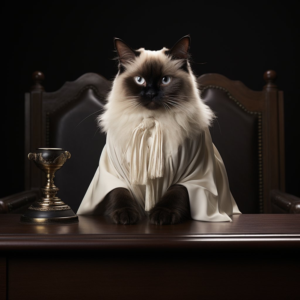 Magisterial Portraits Two Cat Love Portrait Images