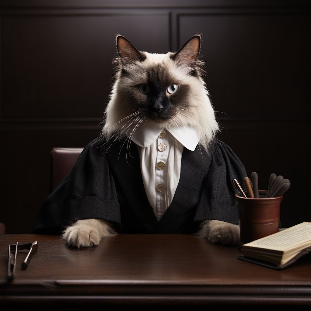 Legal Profession Portraits Printable Cat Portrait Images