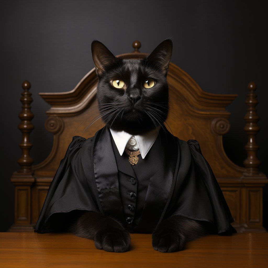 Distinguished Judicial Portraits Lovely Cat Portrait Images