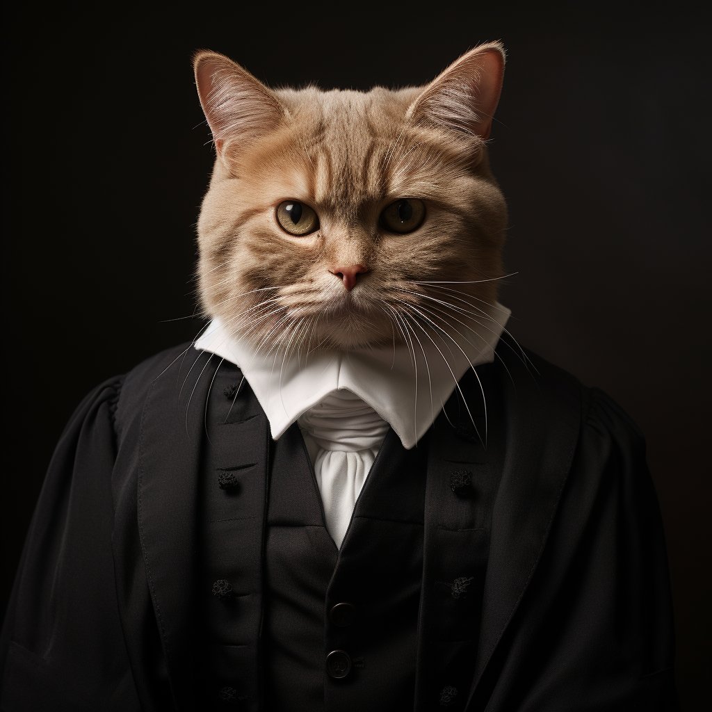 Juridical Elegance Portraits Wallpaper Cute Cat Portrait Images