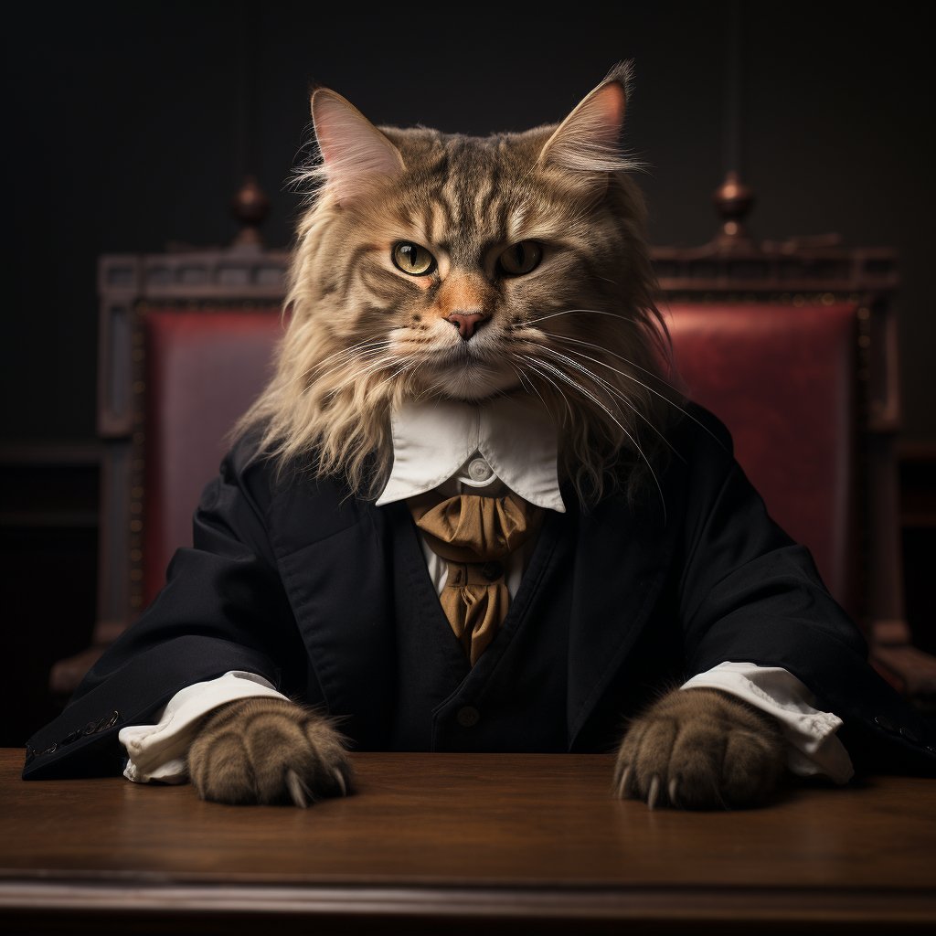 Legal Profession Portraits Artists And Their Cats