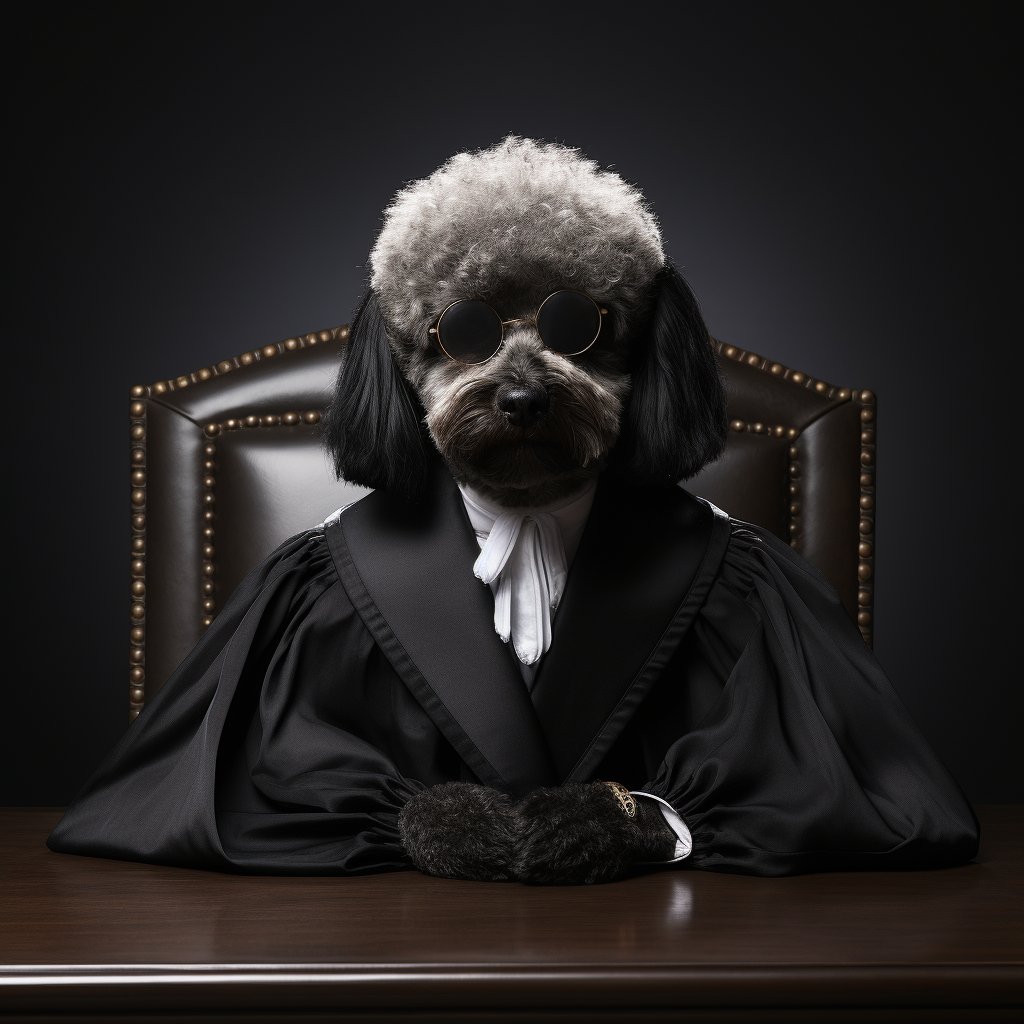 Judge'S Ethical Demeanor Dog And Cat Canvas Images