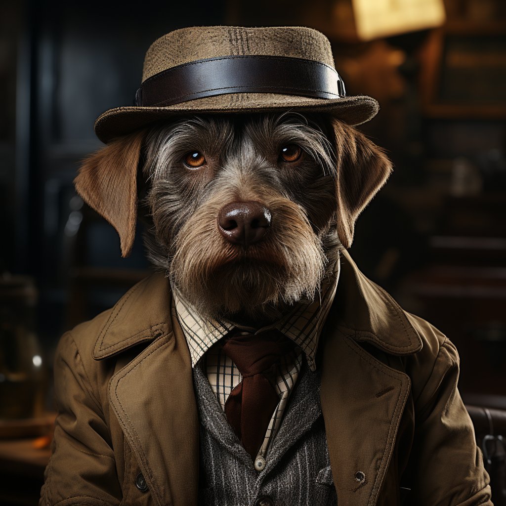 The Art Detective Pet Canvas Art Portraits