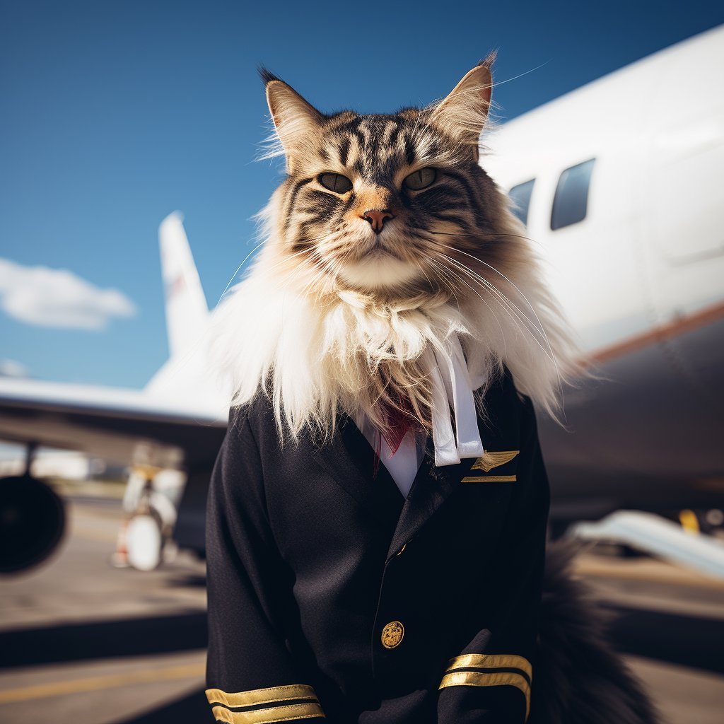 Fearless Aviator Artists Photo And Their Cats